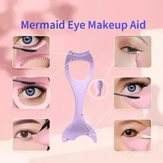 1 Protetor De Silicone Para Aplicação de Mascara de Cílios Delineador e Sombra nos Cílios