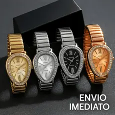 Relógio Feminino resistente a agua com Pulseira Elastica