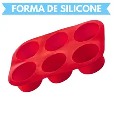 Forma De Silicone Cupcake Pão De Queijo Muffins Mini Bolo Com 6 Cavidades Espaços Cozinha