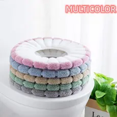 Capa De Assento De Vaso Sanitário Almofada Sanitária Confortável Lavável Para Banheiro WL-2338