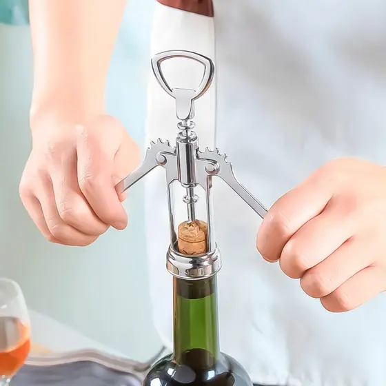 Saca Rolha Abridor De Garrafas Vinho Plastico
