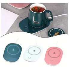 Aquecedor Elétrico De Caneca Café Agua de Mesa Indução 55°c Elétrico Segurança Termostática Bivolt
