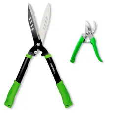 Kit Tesouras de Poda e Cerca Viva para Jardinagem