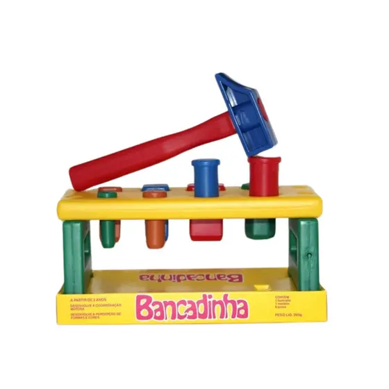 Bancadinha Brinquedo Educativo Liquiplast Colorido