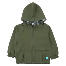 Jaqueta Infantil Kookabu Corta Vento Lisa Com Capuz