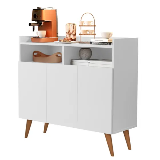 Buffet Aparador Balcão Sala Jantar Estar Wind Retro 3 Portas