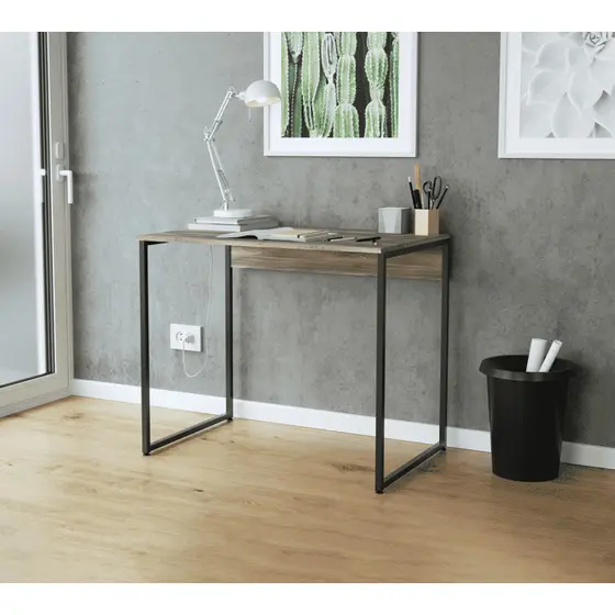 Escrivaninha Mesa Para Computador Industrial Mesinha Urbana