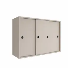 Armario para Cozinha Aereo Filo 3 Portas de Correr Trilhos