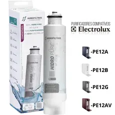 Refil Vela Filtro Purificador Compatível Electrolux Pe12b Pe12g Pe12v Pc41x Ph41 Pe12a Acqua Pure