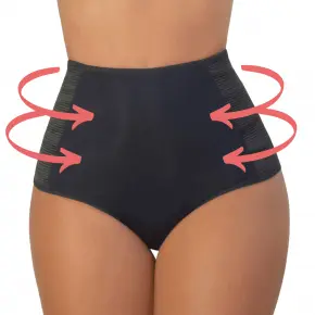 Calcinha Cinta Modeladora Aperta Barriga Reduz Medidas Calcinha Cintura Alta Zero Barriga Promoção
