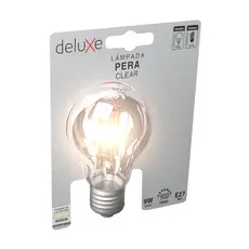 Lampada Led Pera Filamento Clear 9W 900lm 4000k E27 Deluxe