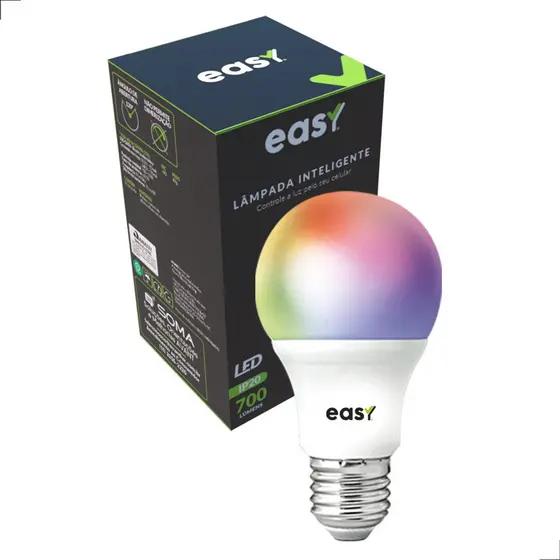 Lâmpada Inteligente 10w Led Smart Wifi Rgb Alexa Bivolt Easy