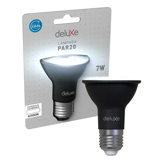 Lampada Led Par20 7w 500lm 6500K Bivolt E27 Pf Deluxe