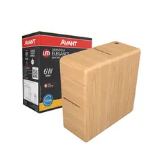 Arandela Led Elegance Quattro 6w 3000k Branco Quente 110v/220v Bivolt Ip65 a prova d'água Marfim Cod: 181960579 Avant