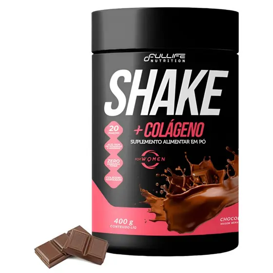 Shake Substituto De Refeição - Zero Açúcar Com Colágeno 400g - Fullife