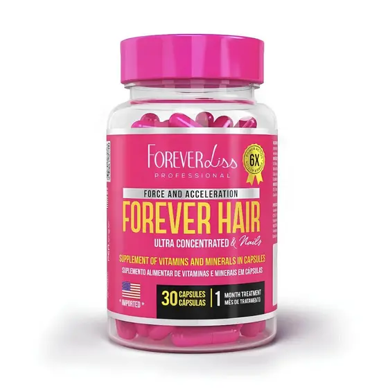 Forever Hair Crescimento Capilar 30 cápsulas - Forever Liss