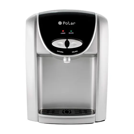 Purificador De Água Eletrônico Polar Prata - Natural e Gelada
