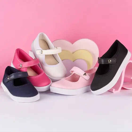 Sapatilha Infantil Feminina Boneca Estilo Bonequinha Confortavel