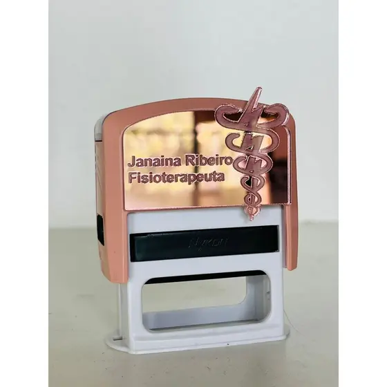 Carimbo com Placa espelhada - Diversas Profissões e Modelos - PASSAR OS DADOS IMEDIATAMENTE