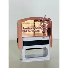Carimbo com Placa espelhada - Diversas Profissões e Modelos - PASSAR OS DADOS IMEDIATAMENTE