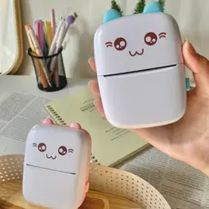 Térmica Mini Impressora Desenho Animado Portátil Impressora De Impressão Foto Sem Fio Para Android