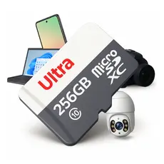 Cartão de Memória 256GB Ultra A1 Classe 10 Alta Velocidade para Celular e Câmera