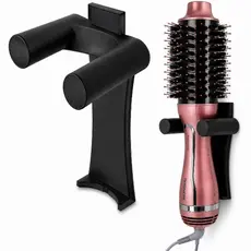 Suporte Para Escova Secadora Universal Organizador Banheiro Sem Furo Porta Escova De Cabelo Adesivo Forte Parede