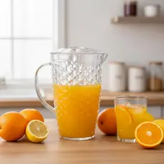 Jarra Suco Diamante Crystal 2,6L Envio Imediato Resistente a Riscos Material Grosso Super Promoção!!