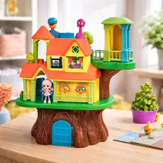 Casinha Árvore Interativa Divertida Colorida Brinquedo Infantil C/ Acessório Boneca Homeplay Oferta!