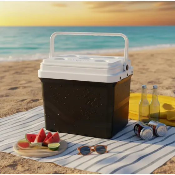 Caixa Térmica 42L Conserva Bem c/ Alça Ideal p/ Viagem Praia Camping Piquenique Passeio Envio Rápido