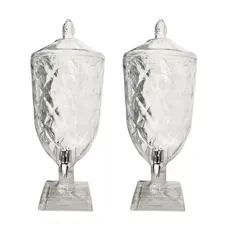 Kit 02 Suqueiras 4,5L Cristal Acrílico Resistente a Riscos - Super Promoção!!! Envio Rápido