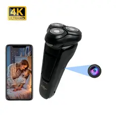 Câmera Oculta De Barbeador Elétrico 2 Em 1 Micro Câmeras Presente De Amor Namorado 4K UHD WiFi Hidden Cam