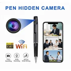 Câmera CCTV Caneta Portátil Espiã 1080P FHD Gravação De Vídeo Escondida WiFi Visualização Remota