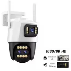Câmera Tripla de Segurança Smart Wi-Fi - Inova KV-0011