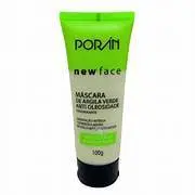 MÁSCARA DE ARGILA VERDE ANTI OLEOSIDADE NEW FACE 100G - PORAN