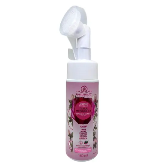 MOUSSE MICELAR ROSA MOSQUETA - PHÁLLLEBEAUTY