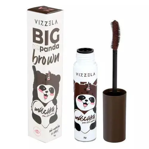 MÁSCARA P/ CÍLIOS BIG NO PANDA BLOW MARROM - VIZZELA