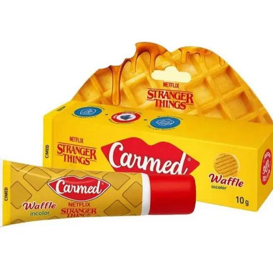 Carmed Hidratante Lábial Stranger Things - Sabor Waffle 10g Cimed