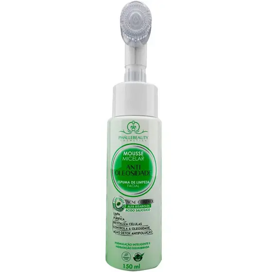 MOUSSE MICELAR ANTI OLEOSIDADE - PHÁLLEBEAUTY