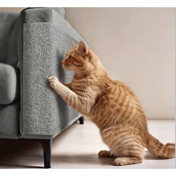 Arranhador Adesivo Premium:  Sofá, Cama e Móveis Para Gato - Protetor Pet