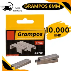 Grampo Para Grampeador Tapeceiro 8mm Grampos Grampo Reforçado Madeira Estofado