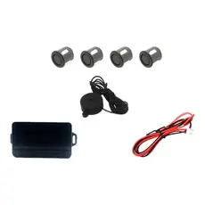 Sensor De Ré Estacionamento Code 4 Pontas Preto Fosco