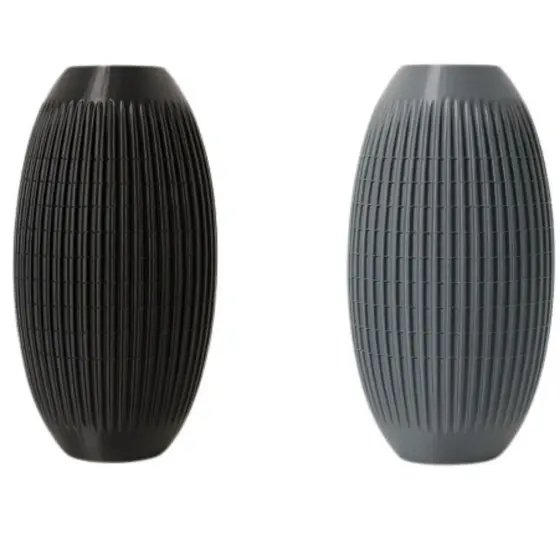 Vaso Oval Decorativos Flores Moderno Elegante Sala Quarto Rack Painel Enfeite Decoração