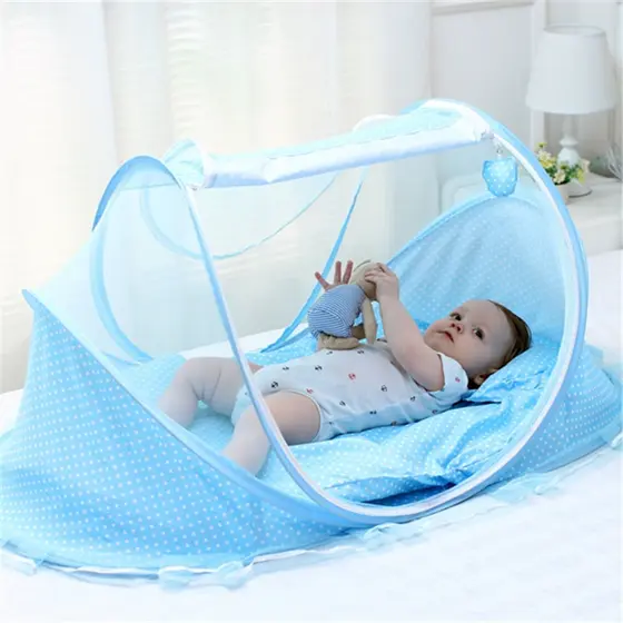 Mini Berço Portátil Infantil Confortável Mosqueteiro para Bebês