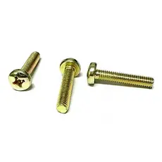 PARAFUSO MAQUINA PANELA PHILLIPS M5 X 35 BC POLIDO C/ 100 UN