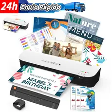 A4 A5 A6  Máquina Laminação Fotos Plastificadora e Laminadora Quente e Frio 220v Maquina Plastificar Documento Termica