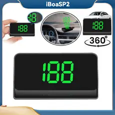 Velocímetro Digital Gps Hud KMH/MPH LED Projetor Para-brisa Carro