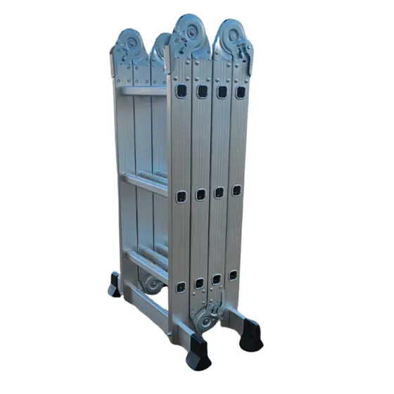 Escada De Alumínio Multifuncional Articulada 12 Degraus 4x3