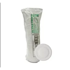 Tampa para Potes de isopor MR 200 e MR 300 com 400un ULTRATHERM