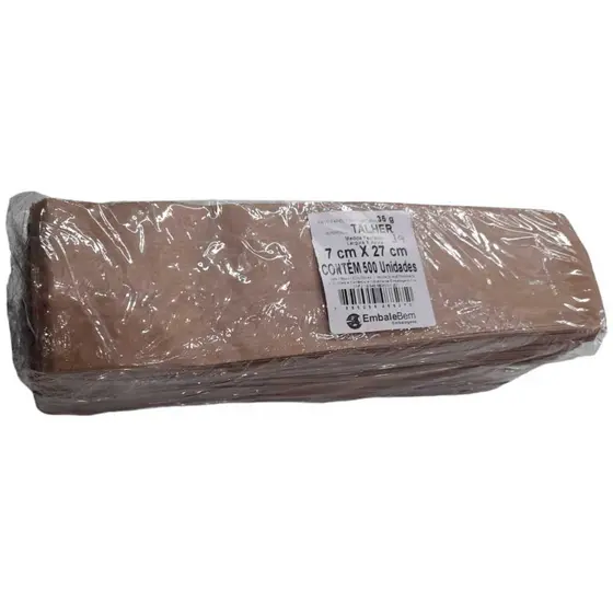 Saco Para Talher Kraft Natural Liso kit 1000 UNIDADES